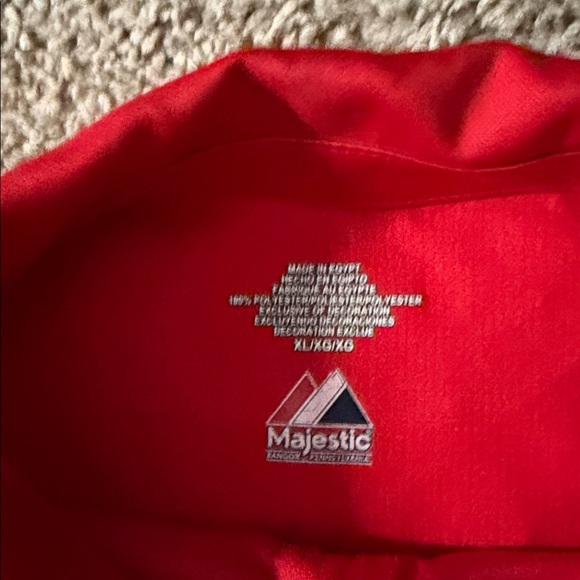 Phillies Red Men's Polo Shirt size xl - Picture 2 of 4